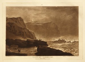 Pobřeží Yorkshiru od Joseph Mallord William Turner