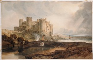 Hrad Conway, kolem roku 1802 od Joseph Mallord William Turner