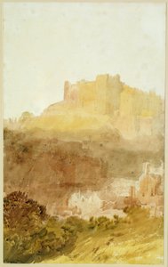 Durham Castle (akvarel na papíře) od Joseph Mallord William Turner