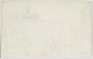 Durham, c.1801 (tužka na papíře) od Joseph Mallord William Turner