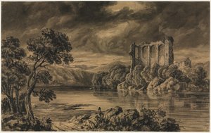 Hrad Egremont, Cumberland. od Joseph Mallord William Turner