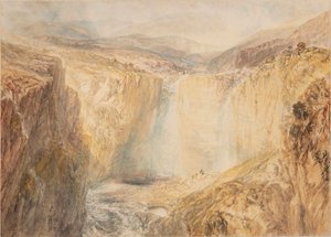 Vodopády na řece Tees, Yorkshire od Joseph Mallord William Turner