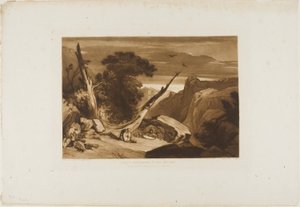 Ze Spenserovy Královny víl, deska 36 z Liber Studiorum od Joseph Mallord William Turner