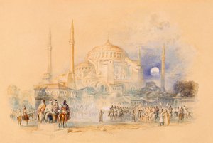 Hagia Sofia od Joseph Mallord William Turner
