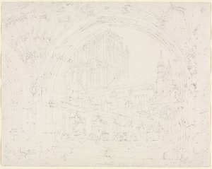 Herefordská katedrála, c. 1793. od Joseph Mallord William Turner