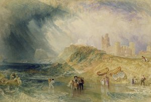 Holy Island, Northumberland, asi 1820 od Joseph Mallord William Turner