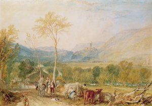 Hrad Hornby od Joseph Mallord William Turner