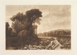 Isis Liber Studiorum, část XIV, deska 68, 1. ledna 1819. od Joseph Mallord William Turner