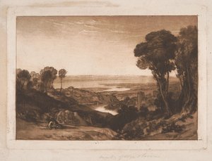 Soutok řek Severn a Wye od Joseph Mallord William Turner