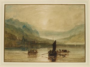 Brienzin järvi, Moonlight od Joseph Mallord William Turner