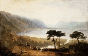 Ženevské jezero od Montreux od Joseph Mallord William Turner