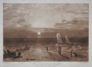 Studijní kniha: Mildmay Sea-piece od Joseph Mallord William Turner