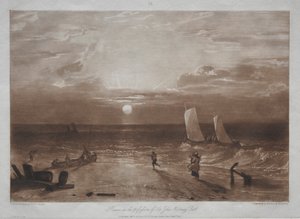 Liber Studiorum: Mildmay Sea-piece. od Joseph Mallord William Turner
