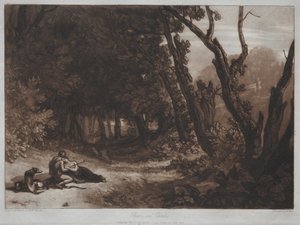 Liber Studiorum: Procris a Cephalus od Joseph Mallord William Turner