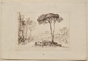 Kniha studií: Scéna na venkově od Joseph Mallord William Turner