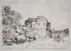 Kniha studií: Vodní mlýn od Joseph Mallord William Turner