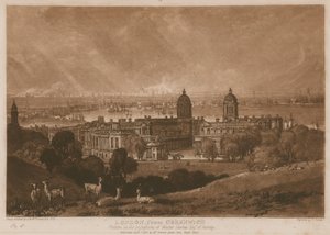 Londýn z Greenwiche; od Joseph Mallord William Turner