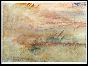 Lost to All Hope The Brig, cca 1845-50 (wc a grafit na tkaném papíře) od Joseph Mallord William Turner