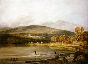 Severní Wales (akvarel na papíře) od Joseph Mallord William Turner