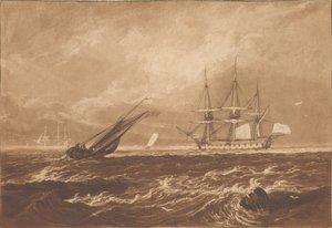 Původní skica obrazu pro W. Leader, Esq. od Joseph Mallord William Turner