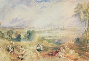 Oxford z North Hinksey (akvarel na papíře) od Joseph Mallord William Turner