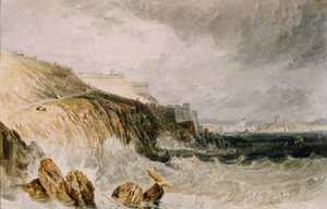 Plymouthská citadela, vichřice, 1815 od Joseph Mallord William Turner