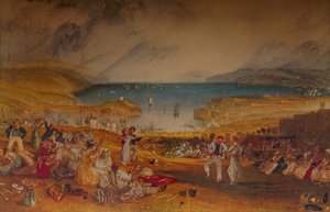 Plymouth, Devonshire, c1830 od Joseph Mallord William Turner