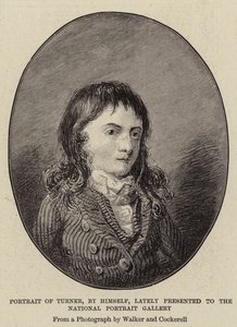 Portrét Turnera, sám, v poslední době představený do National Portrait Gallery