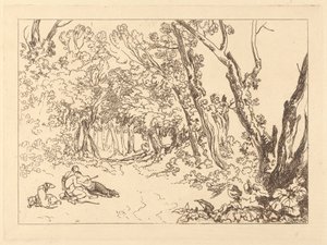 Procris a Cephalus od Joseph Mallord William Turner