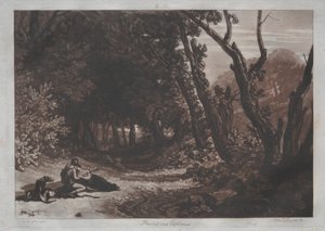 Procris a Cephalus. od Joseph Mallord William Turner