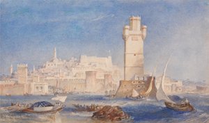 Rhodos od Joseph Mallord William Turner