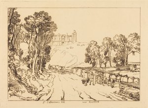 Kopec svaté Kateřiny poblíž Guildfordu od Joseph Mallord William Turner