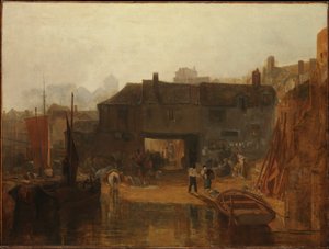 Saltash s vodním trajektem, Cornwall od Joseph Mallord William Turner