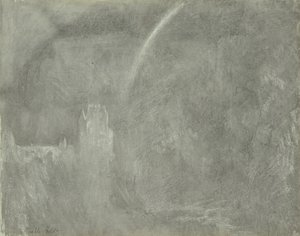 Zámek Eltz (křída na papíře) od Joseph Mallord William Turner