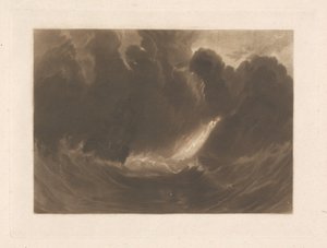 Loď v bouři od Joseph Mallord William Turner