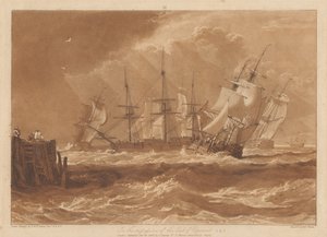 Lodě ve vánku od Joseph Mallord William Turner