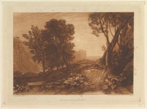 Samota aneb The Reading Magdalen Liber Studiorum, část XI, deska 53, 12. května 1814. od Joseph Mallord William Turner