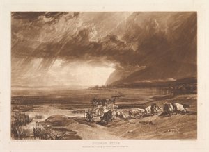 Solway Moss Liber Studiorum, část XI, deska 52, 1. ledna 1816. od Joseph Mallord William Turner