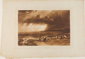 Solway Moss, deska 52 od Liber Studiorum od Joseph Mallord William Turner