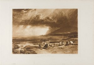 Solway Moss, deska 52 od Liber Studiorum od Joseph Mallord William Turner