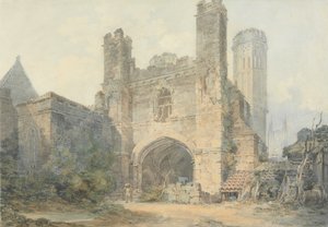 Brána svatého Augustina, Canterbury od Joseph Mallord William Turner