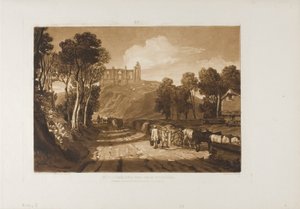 Kopec svaté Kateřiny u Guilfordu od Joseph Mallord William Turner