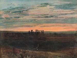 Stonehenge: Západ slunce, 1909 od Joseph Mallord William Turner