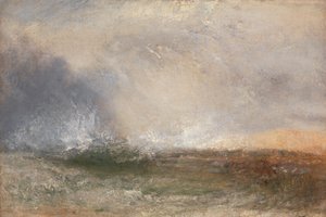 Bouřlivé moře na pobřeží od Joseph Mallord William Turner