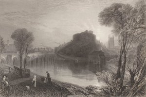Hrad Tamworth, Staffordshire od Joseph Mallord William Turner