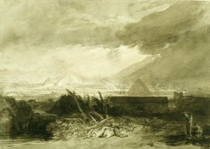 Pátá egyptská rána od Joseph Mallord William Turner
