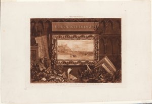 Frontispis ke knize studií od Joseph Mallord William Turner