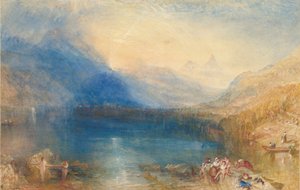 Jezero Zug, 1843 (wc nad grafitem)