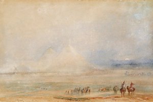 Pyramidy v Gíze od Joseph Mallord William Turner
