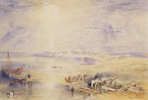 Rudé moře a Suez (wc na papíře) od Joseph Mallord William Turner